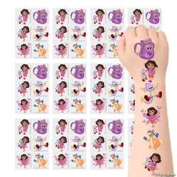 Dora the Explorer Character Temporary Tattoos-72Pk